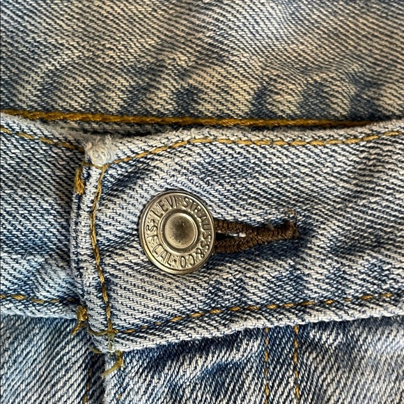 Levi’s 505 Vintage Light Wash Straight Leg Jeans – Size 40x30 - Picture 5 of 12